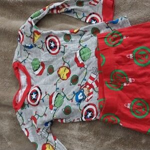 Marvel pajamas set size 6